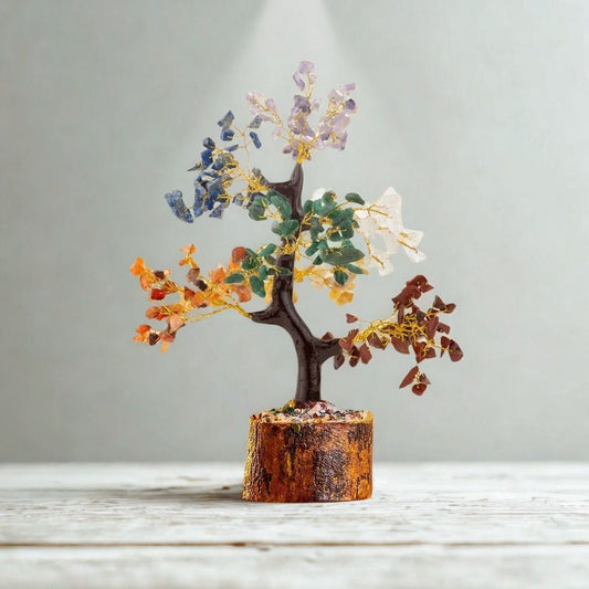 7 Chakra Natural Stone Tree