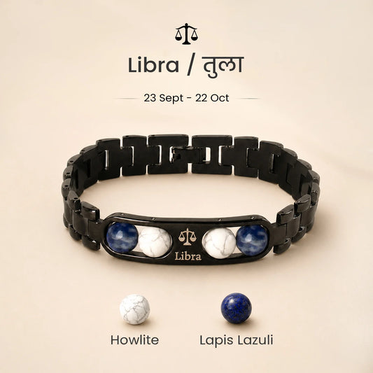 Libra Zodiac Metal Bracelet