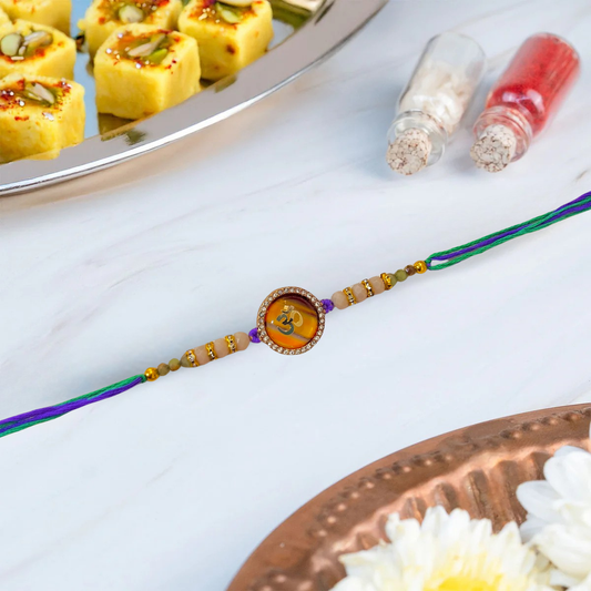 Radiant Om Rakhi