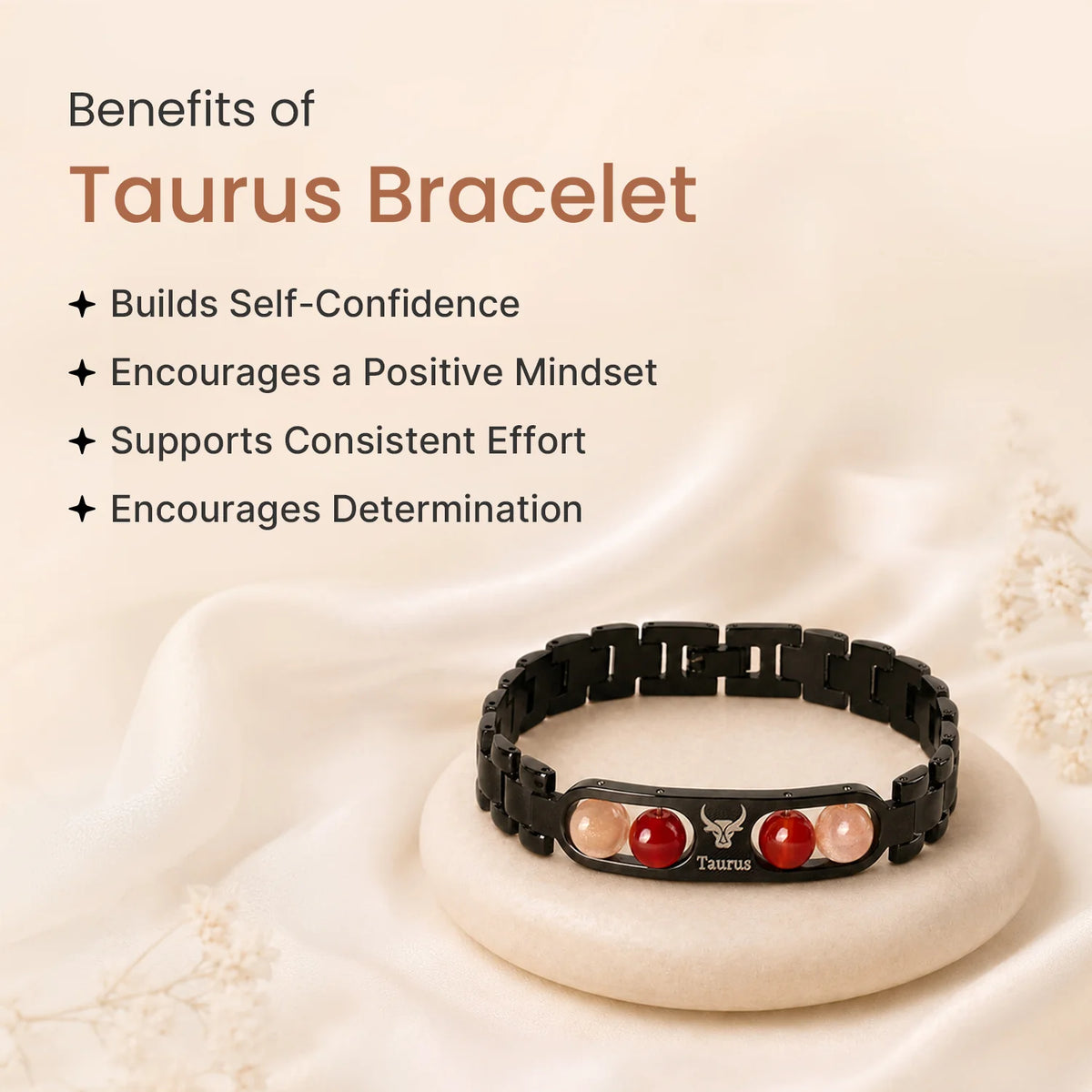 Taurus Zodiac Metal Bracelet