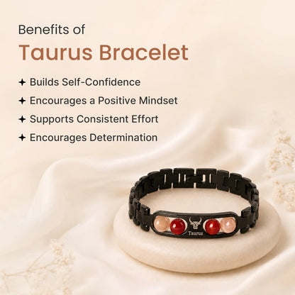 Taurus Zodiac Metal Bracelet