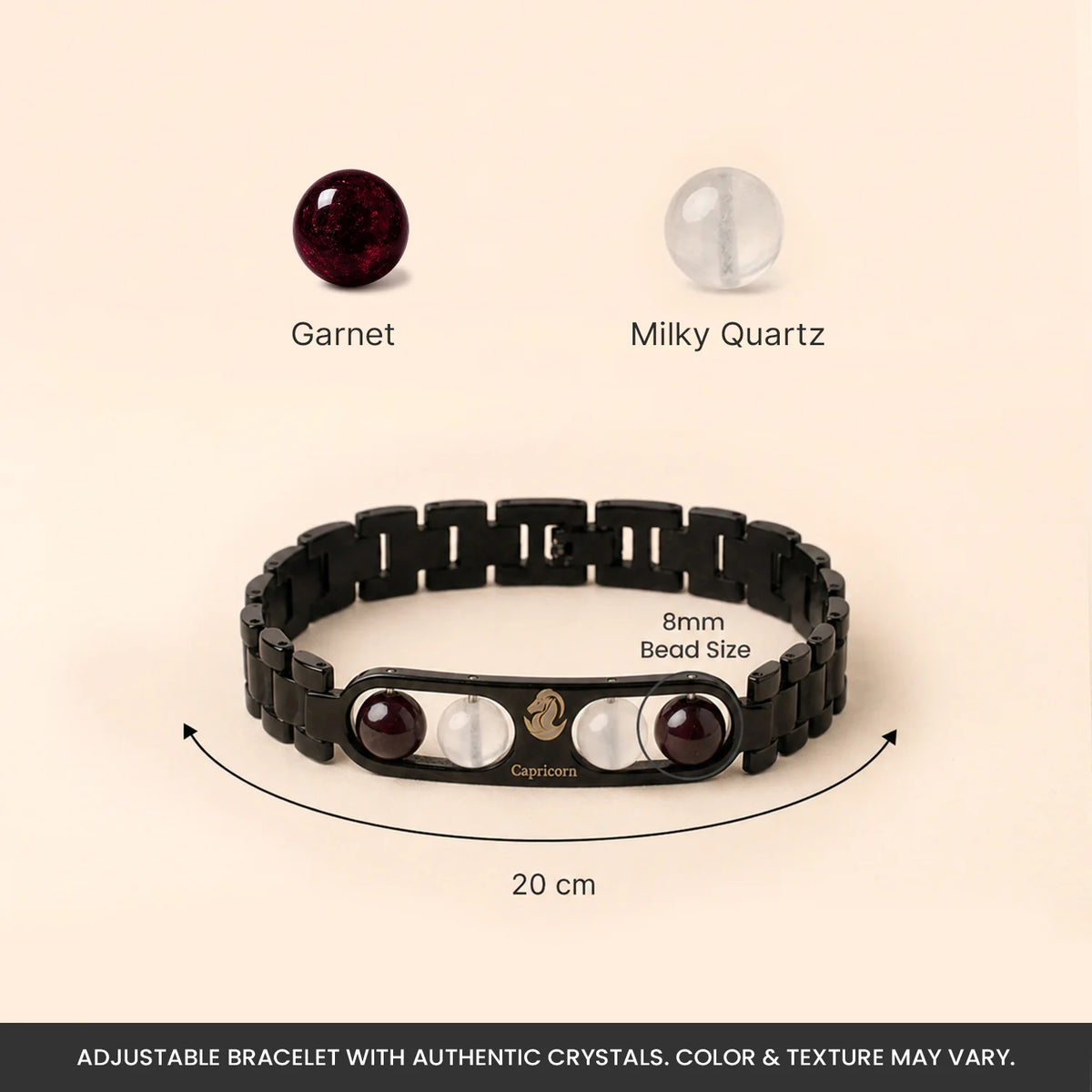 Capricorn Zodiac Metal Bracelet