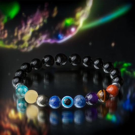 9 Chakra Natural Stone Bracelet