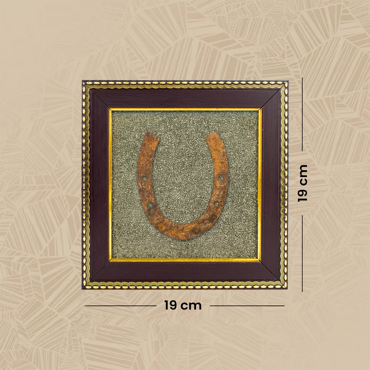 Ghode Ki Naal on Raw Pyrite Frame