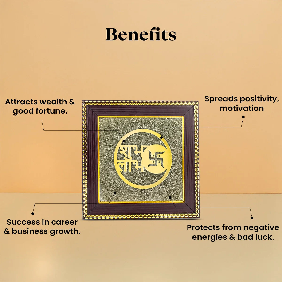 Shubh Labh on Raw Pyrite Frame