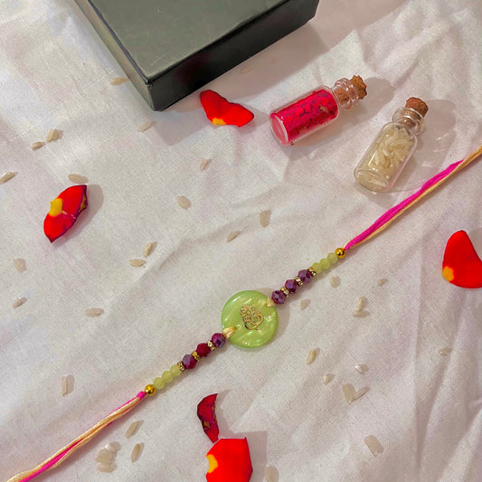 Heartstone Ganpati Rakhi