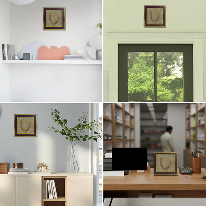 Ghode Ki Naal on Raw Pyrite Frame