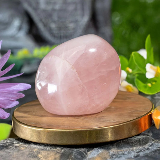 Solace Polished Rose Quartz Raw Stone