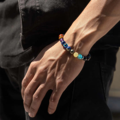 9 Chakra Natural Stone Bracelet