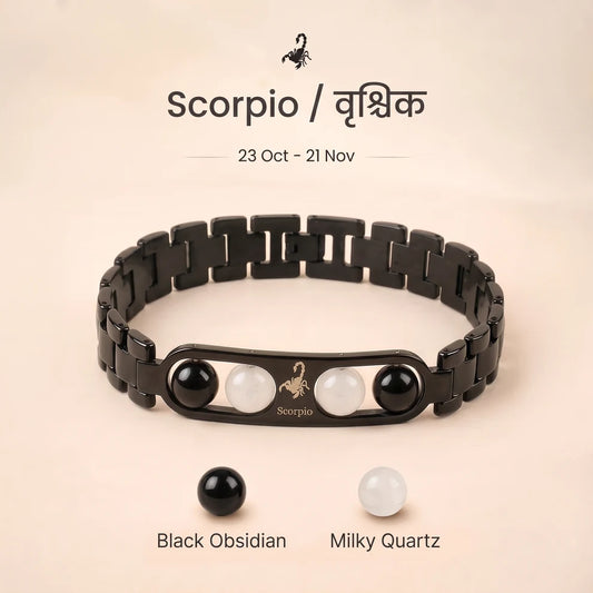 Scorpio Zodiac Metal Bracelet