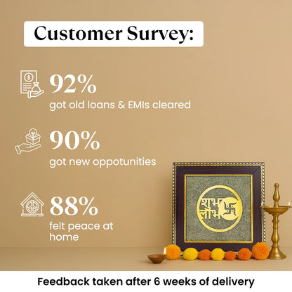 Shubh Labh on Raw Pyrite Frame