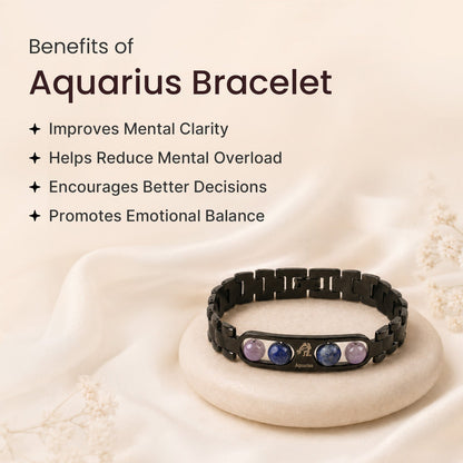 Benefits of Aquarius Zodiac Metal Bracelet