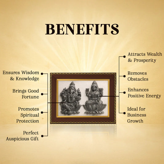 Pyrite Selenite frame : Laxmi Ganesh