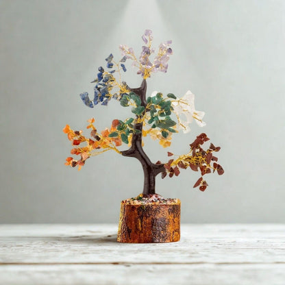 7 Chakra Natural Stone Tree